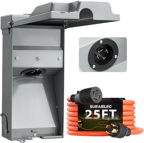Amp power inlet box and - 30,